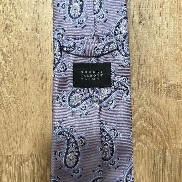 ROBERT TALBOTT CARMEL | Finest Silk Hand Sewn Paisley Tie - Picture 2 of 6